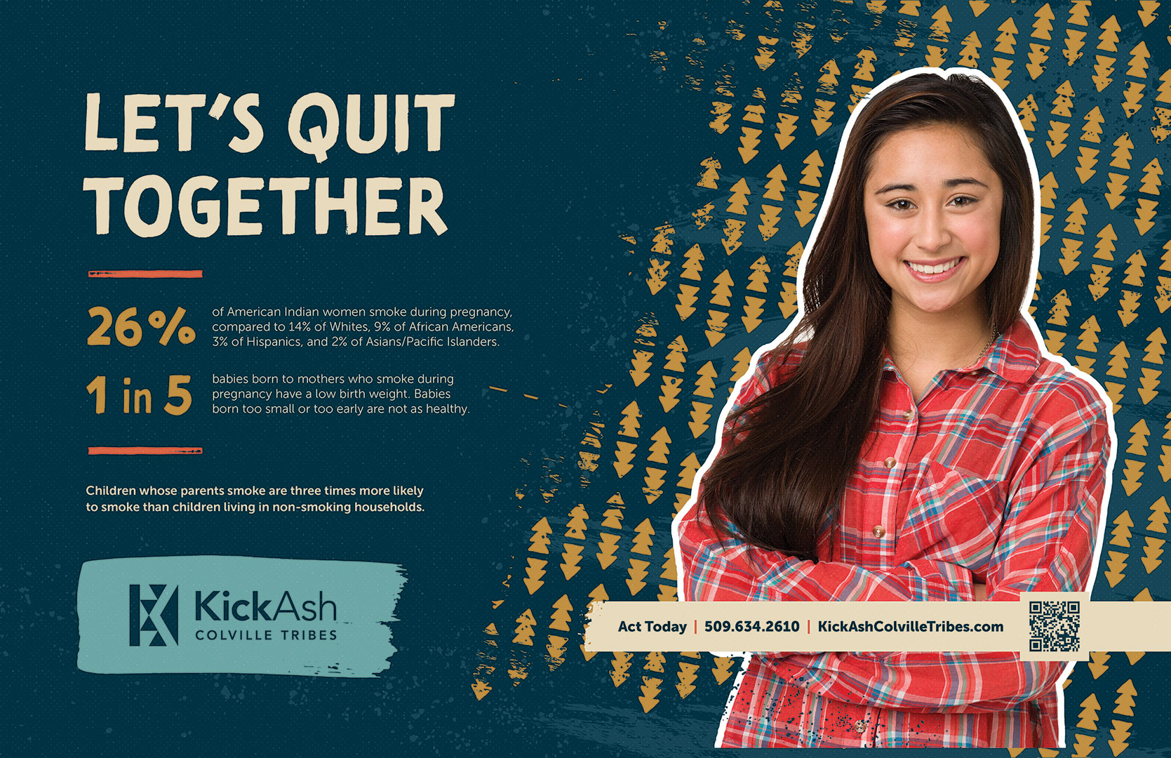 Kick Ash Colville Tribes Posters | Quit Smoking Cigarettes